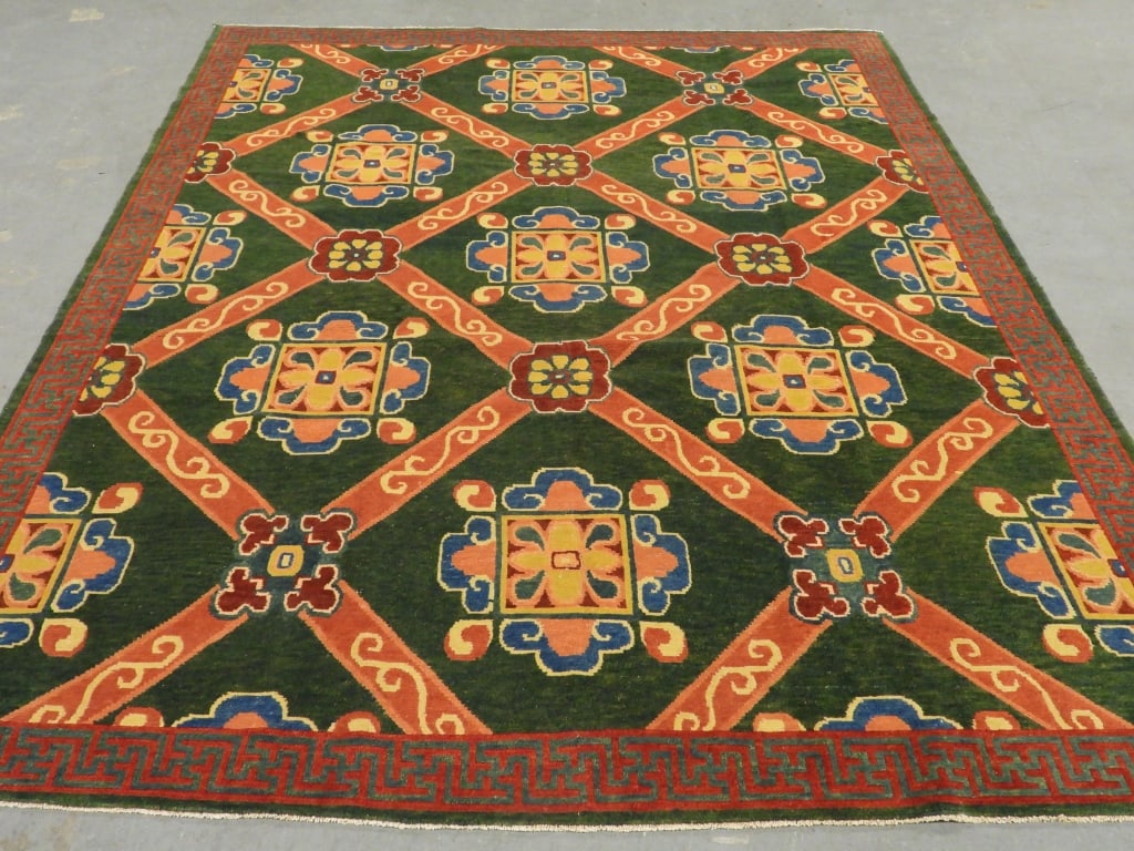 Tibetan Vegetable Dyed Rug (1 of 9)