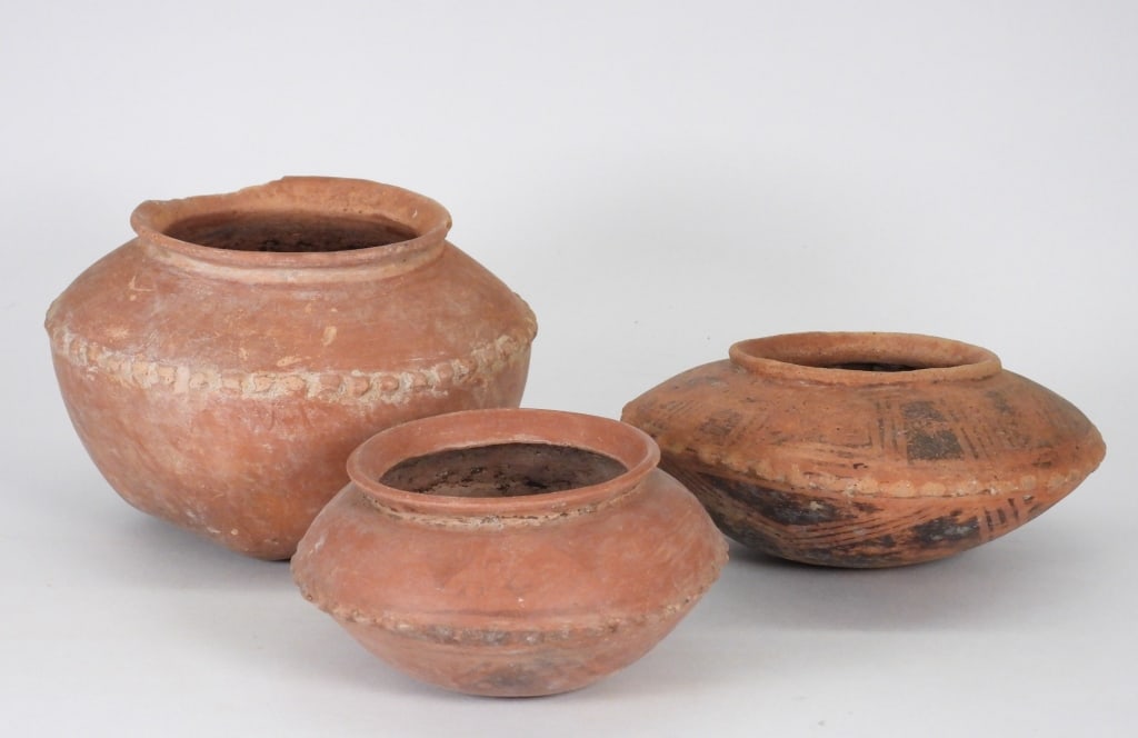 3PC Carchi Pre-Columbian Pottery Bowls (1 of 11)