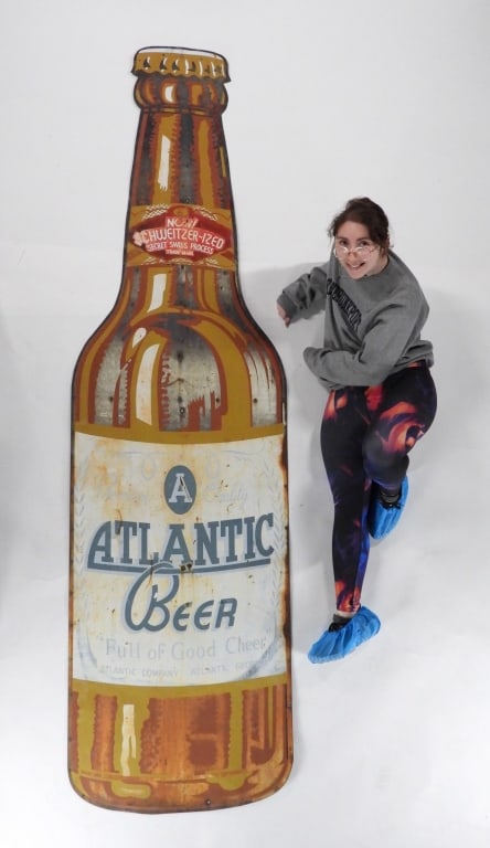 9' Monumental Atlantic Beer Advertising Sign (1 of 11)