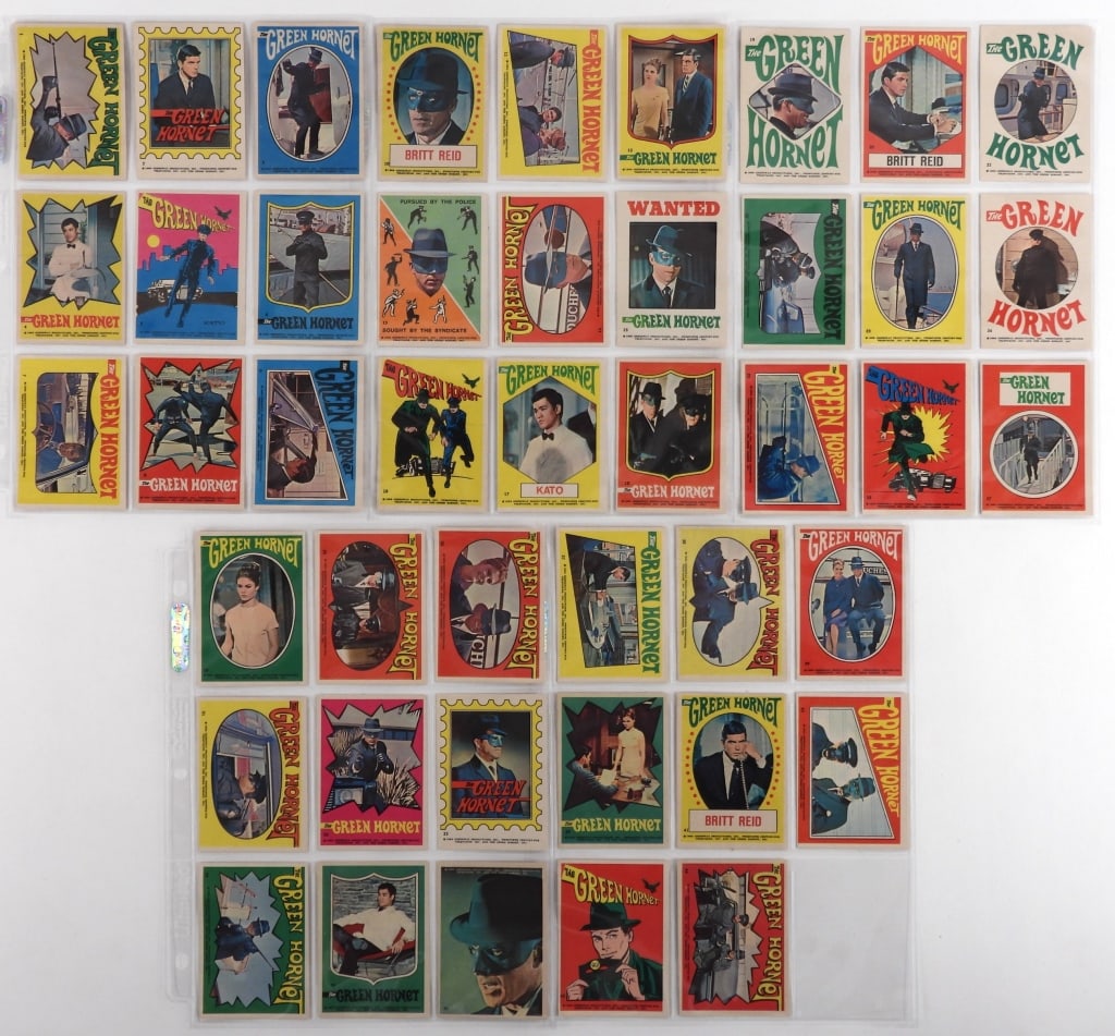 1966 Topps The Green Hornet Stickers #1-#44 Set (1 of 7)