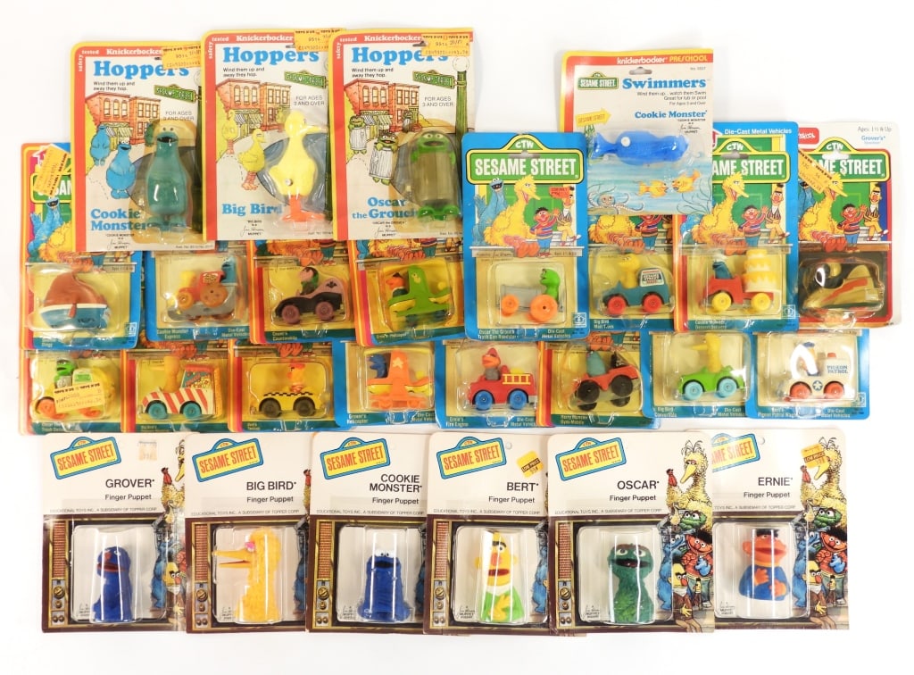 26PC 1979-82 Sesame Street MOSC Toy Group (1 of 9)