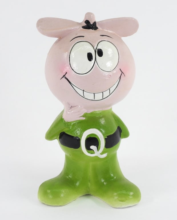 1974 Quisp Cereal Premium Composition Bank Mint (1 of 6)