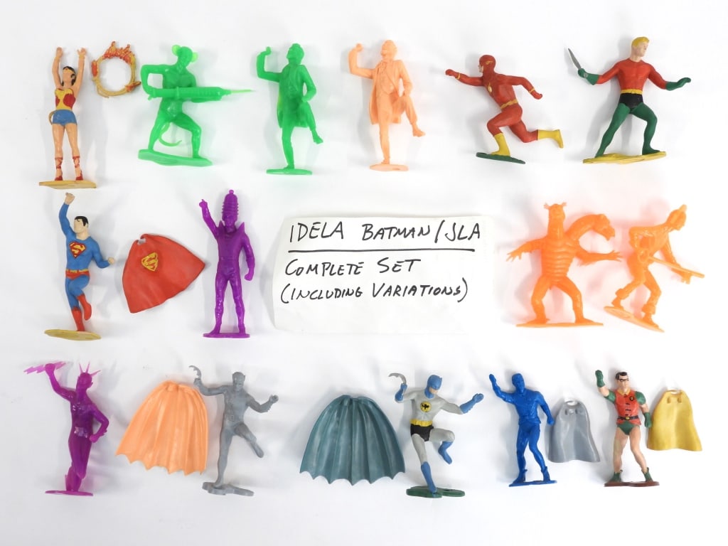15PC 1966 Ideal DC Comics Justice League Figures (1 of 13)