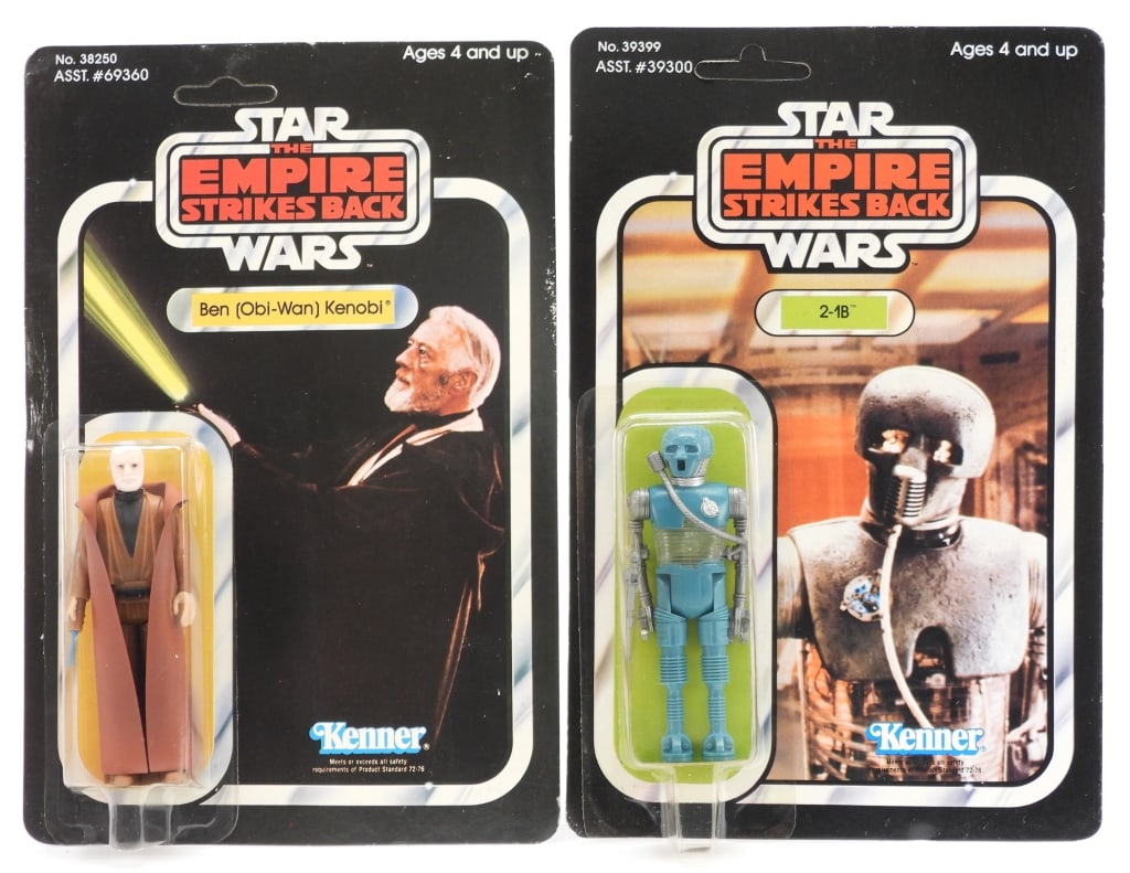 2PC Kenner Star Wars ESB Obi-Wan Kenobi 2-1B MOSC (1 of 10)