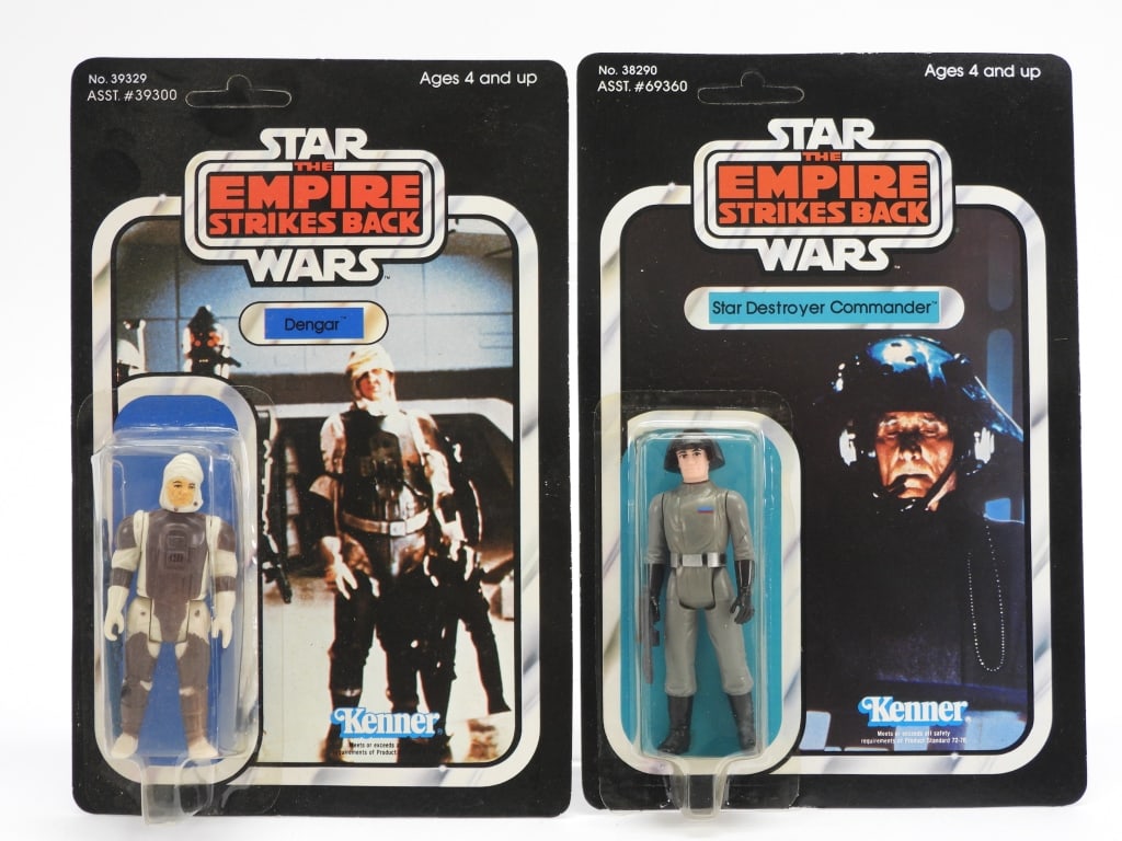 2PC 1980 Kenner Star Wars ESB 41 Back MOSC Figures (1 of 11)
