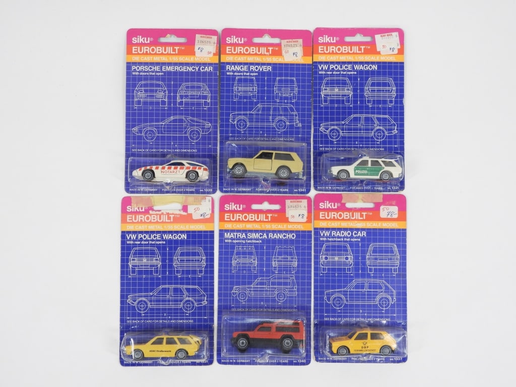 6PC West German Siku MOSC Diecast Car Group (1 of 7)