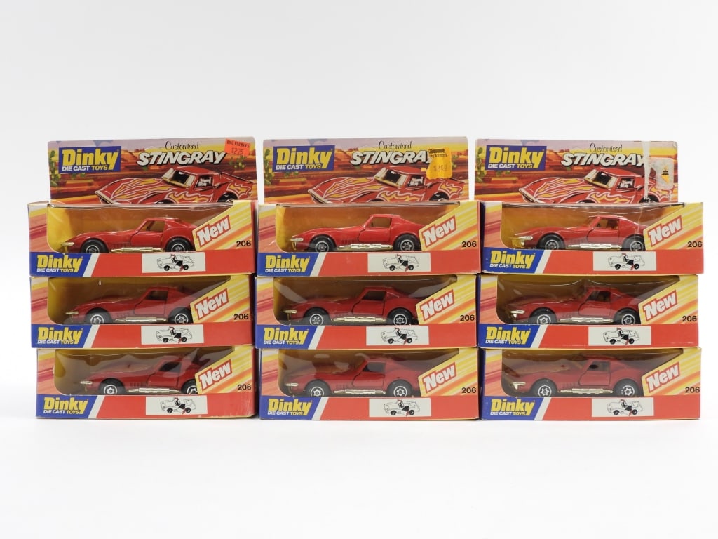 9PC 1979 Dinky Toys #206 Corvette Stingray NOS (1 of 5)