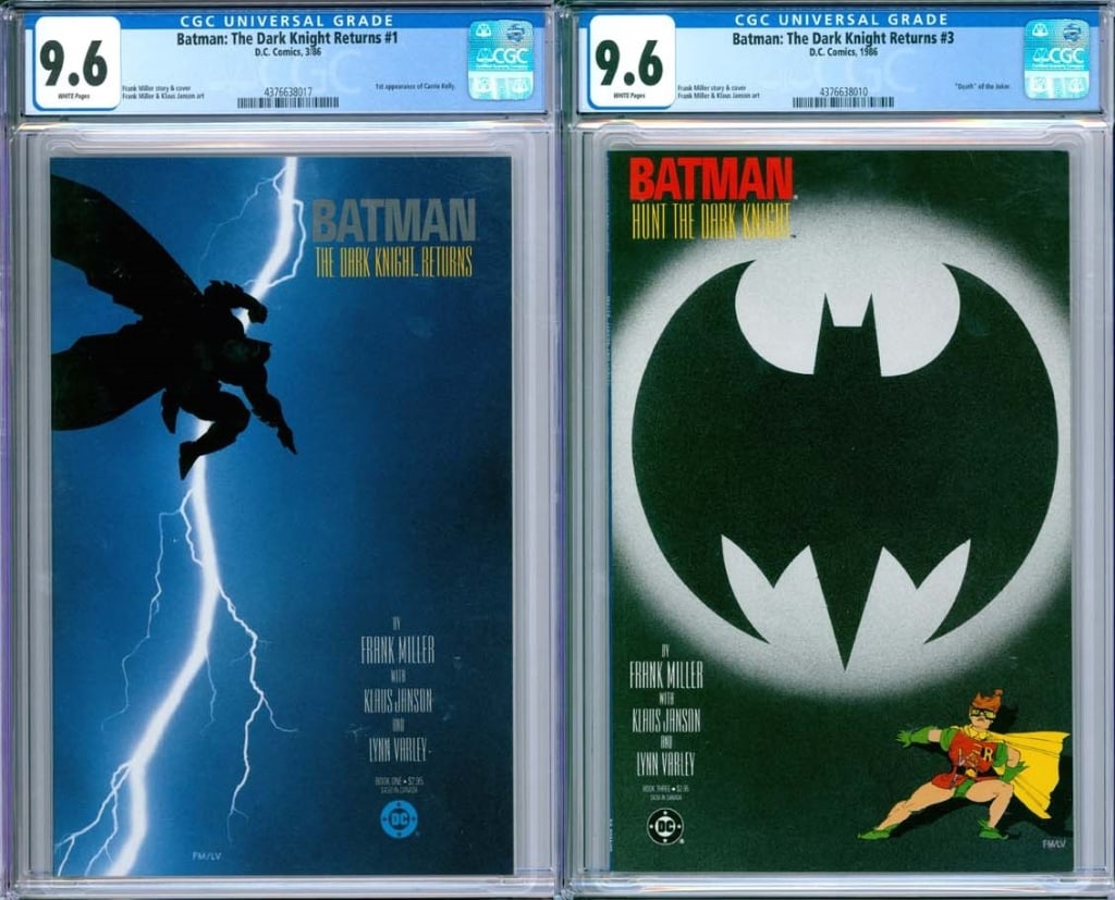 DC Comics Batman Dark Knight Returns #1 #3 CGC 9.6 (1 of 2)