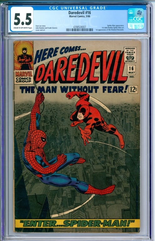 Marvel Comics Daredevil #16 CGC 5.5 (1 of 2)