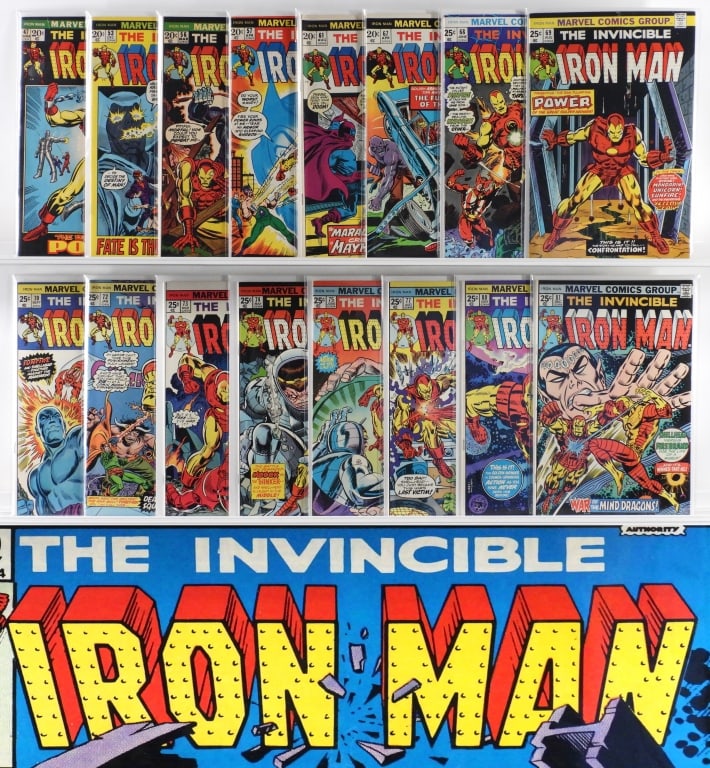 33PC Marvel Comics Iron Man #47-#159 Group (1 of 5)