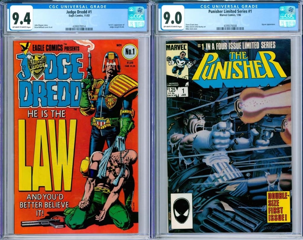 2PC Eagle Marvel Comics Judge Dredd #1 Punisher #1 (1 of 2)