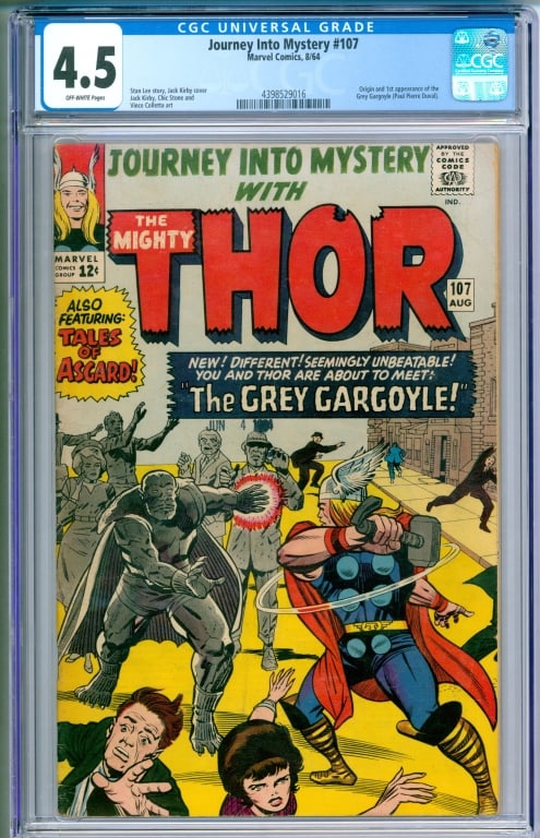 Marvel Comics Journey Into Mystery #107 CGC 4.5 (1 of 2)