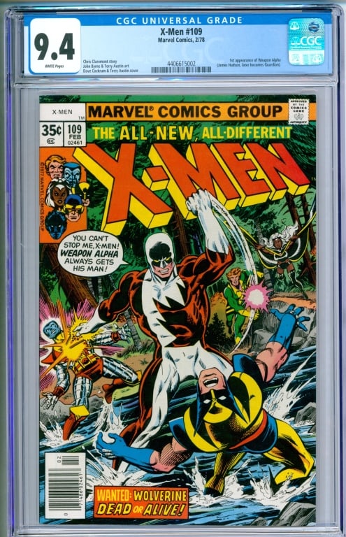 Marvel Comics X-Men #109 CGC 9.4 (1 of 2)