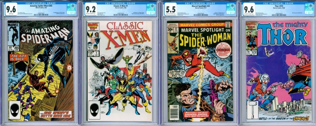 4PC Marvel Comics CGC Modern Key Group (1 of 2)
