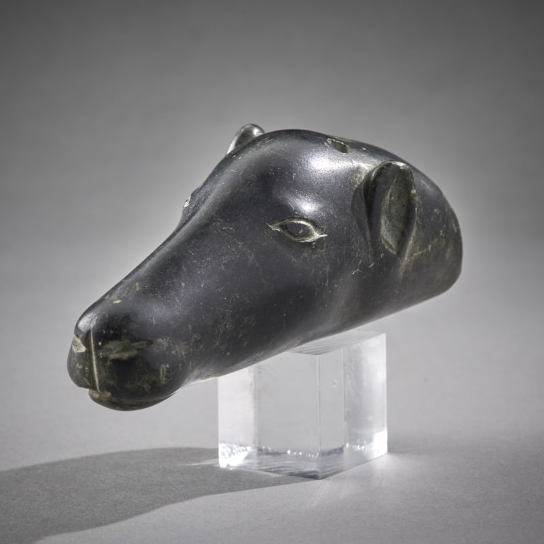 Inuit Soapstone Head Of A Reindeer (1 of 3)