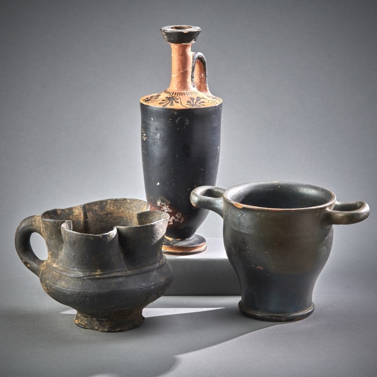 3 Ancient Pottery Vessels (1 of 3)