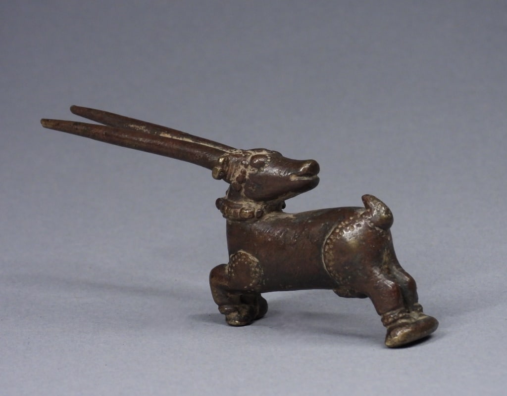 Early Bronze Figure Of An Oryx (1 of 2)