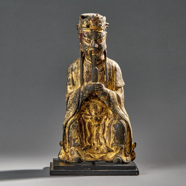 Chinese Gilt Bronze Figure (1 of 4)