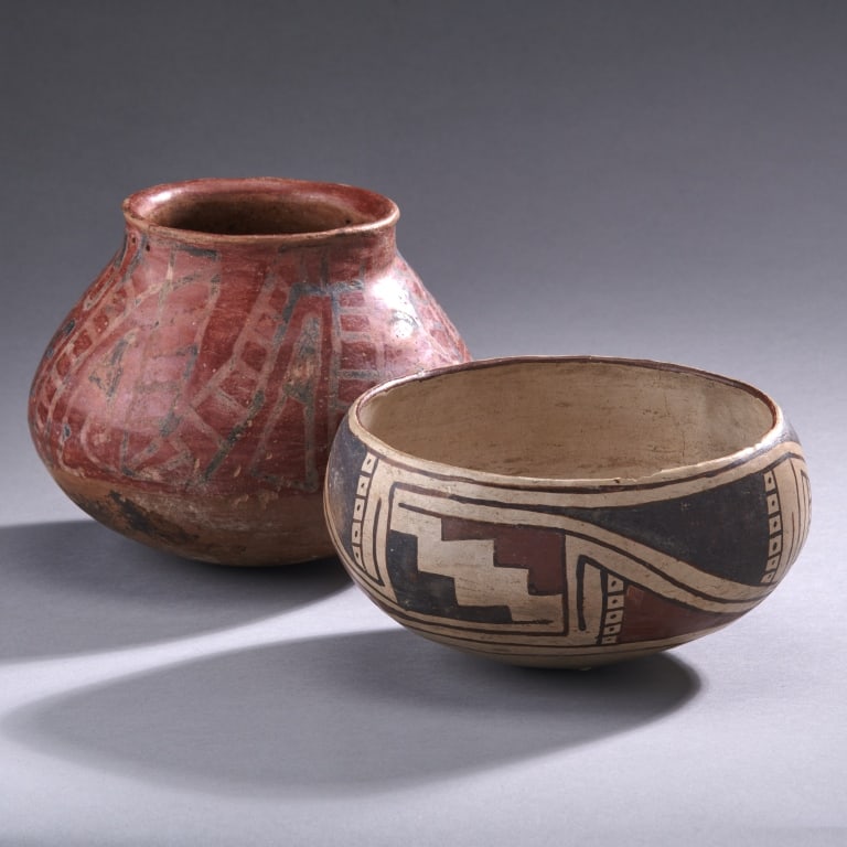 2 Native American Pottery Bowls (1 of 4)