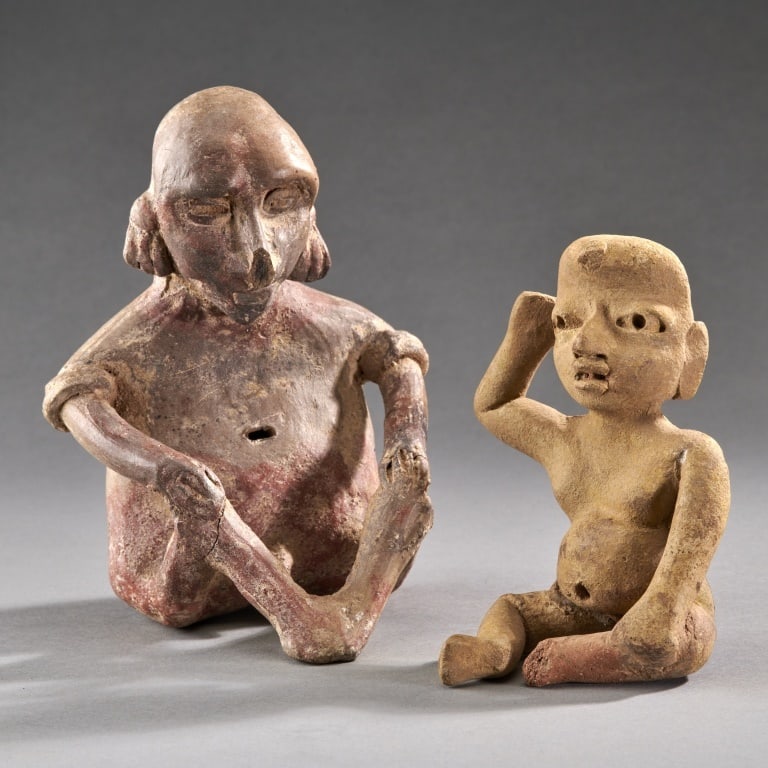 2 Pre-Columbian Pottery Figures (1 of 3)
