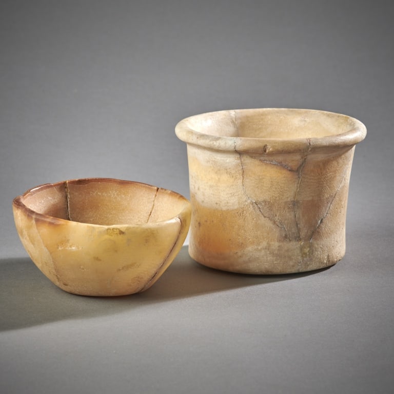 2 Ancient Egyptian Alabaster Vessels (1 of 4)