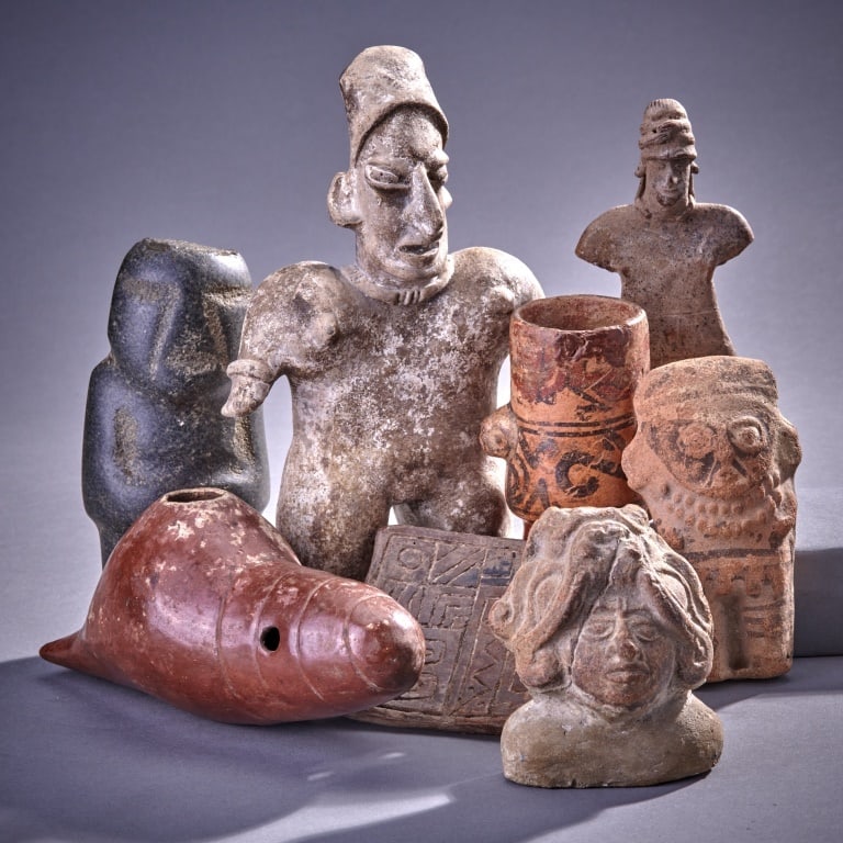 8 Pre-Columbian Objects (1 of 2)