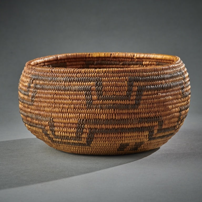 2 Native American Baskets (1 of 8)