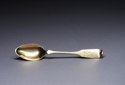 J.W. Tucker San Francisco Gold Rush 12K Gold Spoon