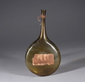 18C Belgian Blown Glass Spa Bottle