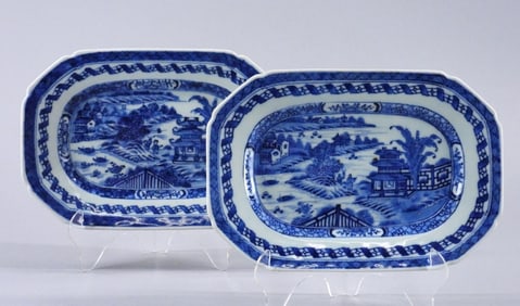 PR Chinese Export Qing Dynasty Platters