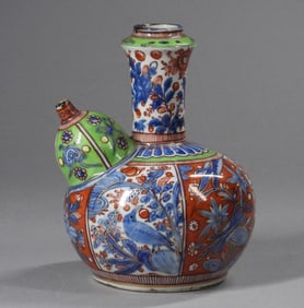 Chinese Qing Dynasty Wucai Porcelain Kendi