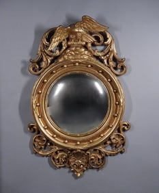 C1810 American Federal Style Bullseye Mirror
