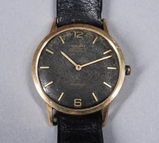 14K Gold Men's Rado Automatic Wristwatch
