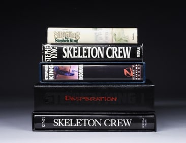 5PC Stephen King 1st Ed. & Signed Books