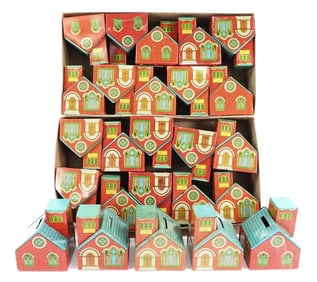 25PC J. Chein & Co. Tin Lithograph Still Bank NOS