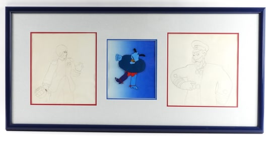 3PC King Features The Beatles Yellow Submarine Art