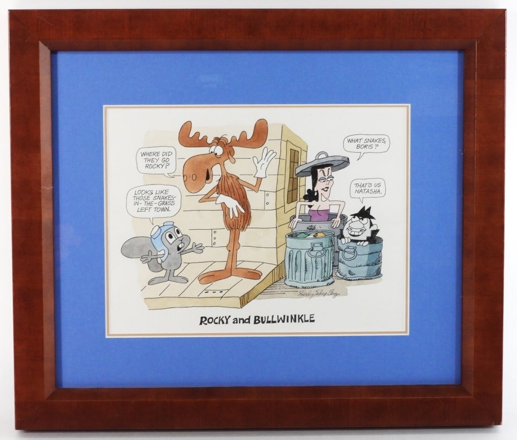 Shirley Silvey Rocky and Bullwinkle Original Art (1 of 9)