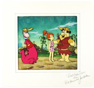 1978 Flinstones Little Big League Animation Cel