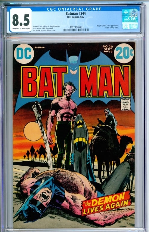 DC Comics Batman #244 CGC 8.5 (1 of 2)