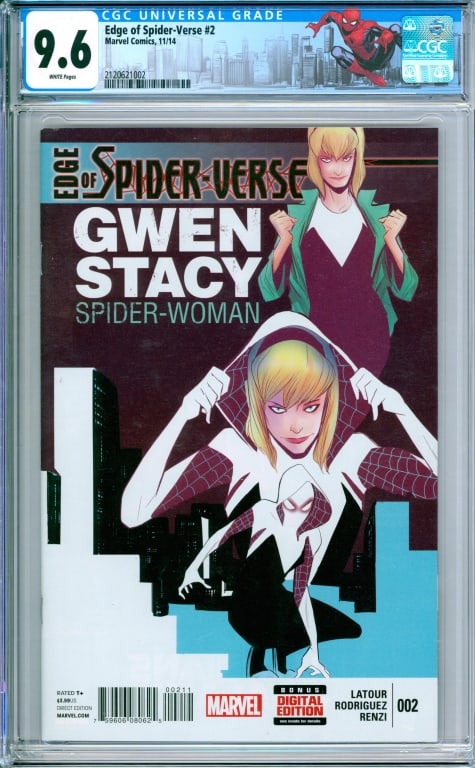 Marvel Comics Edge of Spider-Verse #2 CGC 9.6 (1 of 2)