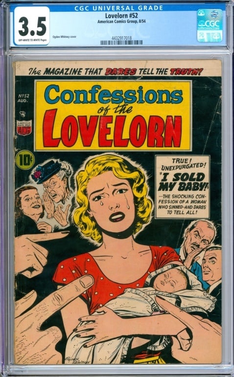 American Comics Group Lovelorn #52 CGC 3.5 (1 of 2)
