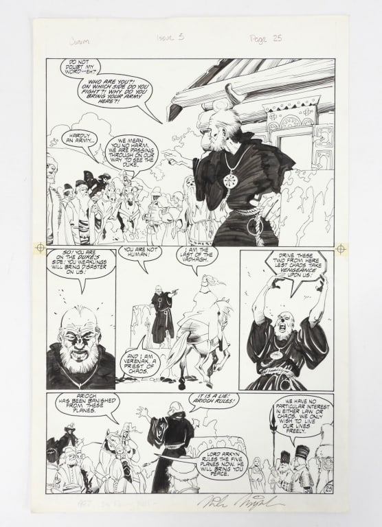 Mike Mignola Chronicles of Corum #5 Original Art (1 of 9)