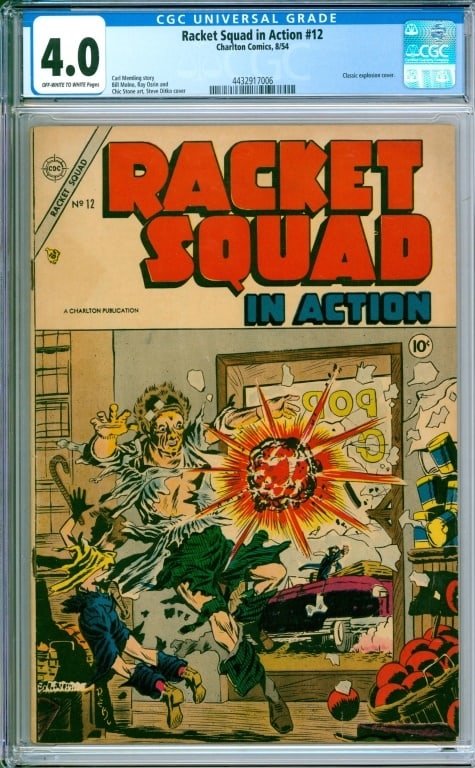 Charlton Racket Squad in Action #12 CGC 4.0 (1 of 2)