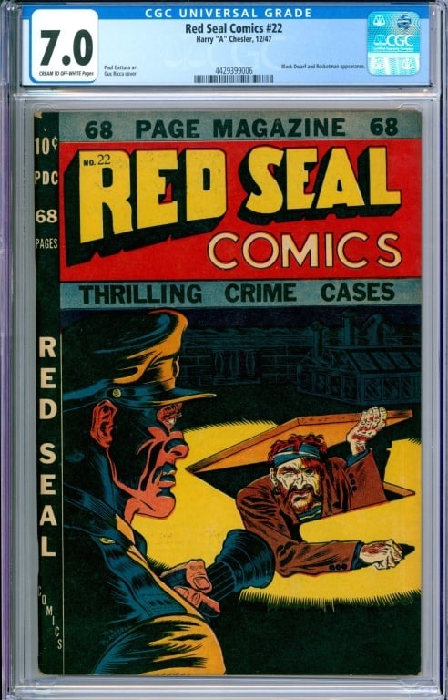 Harry "A" Chesler Red Seal Comics #22 CGC 7.0 (1 of 2)