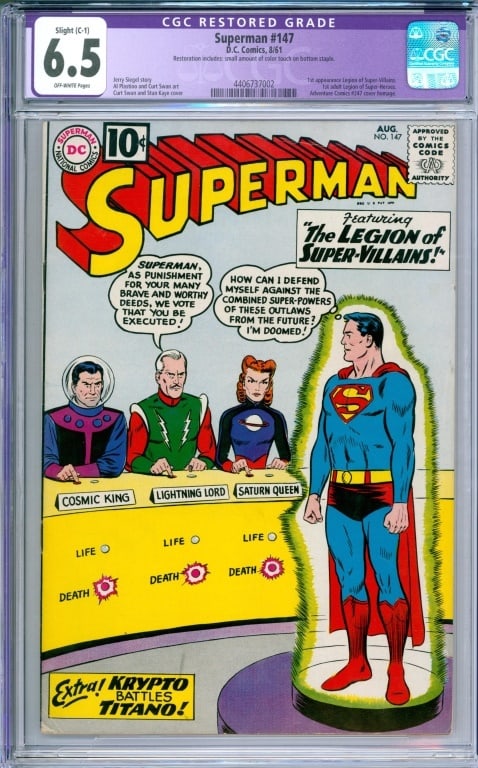 DC Comics Superman #147 CGC 6.5 (1 of 2)