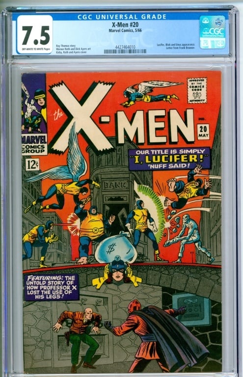 Marvel Comics X-Men #20 CGC 7.5 (1 of 2)