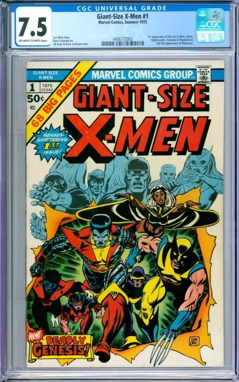 Marvel Comics Giant-Size X-Men #1 CGC 7.5 (1 of 2)