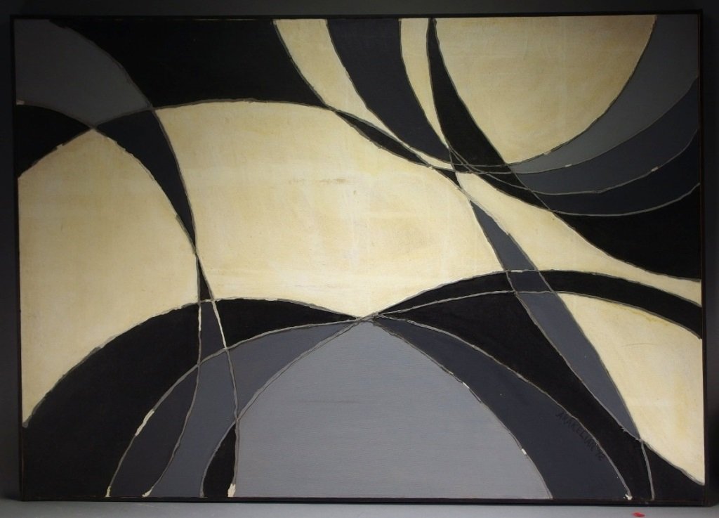 Large Karen Arakalian Abstract Impasto Paintings: ARMENIA, 20TH CENTURYLarge oil on canvas paintings depicting abstract designs. Signed lower right hand corner. Dimensions:34" by 48" Notes:We Offer Shipping! Provenance:From a collection of Arakalian'