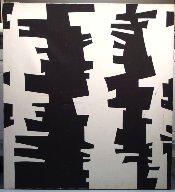 Karen Arakalian Abstract Impasto Paintings: ARMENIA, 20TH CENTURYLarge oil on canvas paintings depicting abstract designs. Unsigned but guaranteed by the hand of the artist Dimensions:44" by 38" Notes:We Offer Shipping! Provenance:From a collec