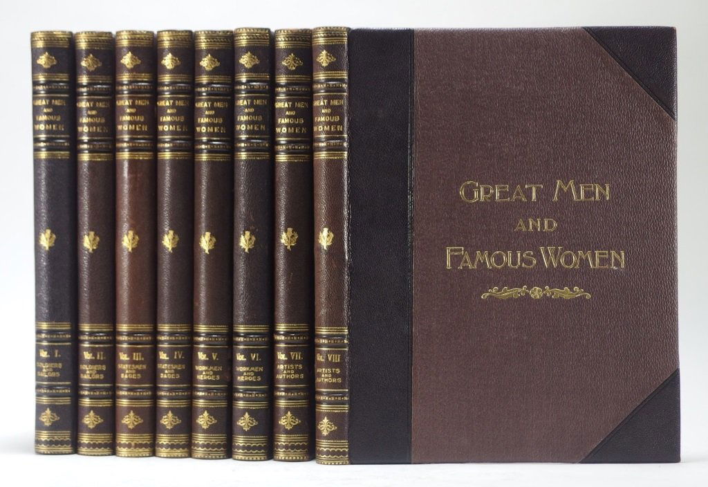 Exceptional Leather Bound Book Set by Selma Hess (1 of 8)